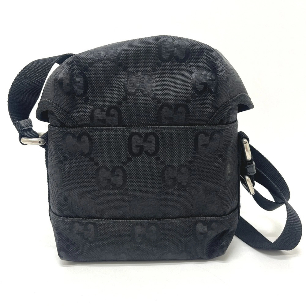 GUCCI Authentic Black Leather Messenger Shoulder Bag - Picture 2 of 16